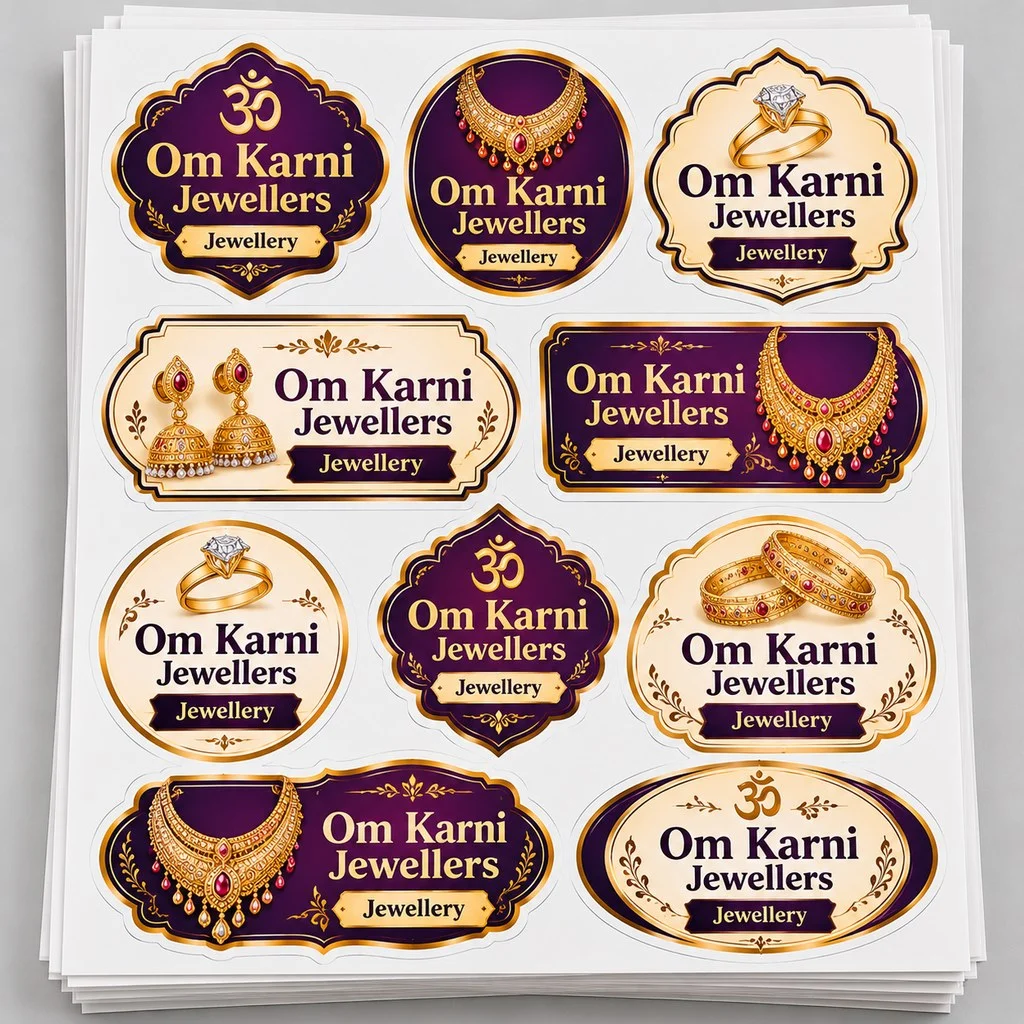 Cromo Stickers (Paper) - 14x19 inch without lamination - Qty 1000