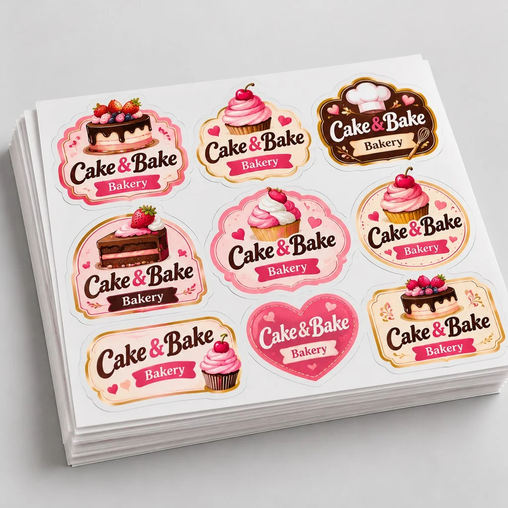 Cromo Stickers (Paper) - 14x9.5 inch without lamination - Qty 1000