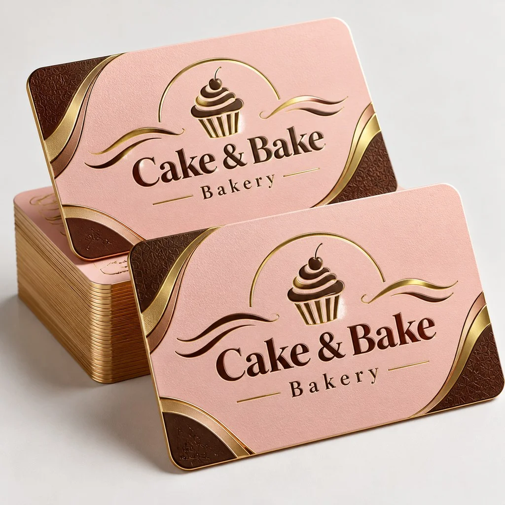 Matt + UV + Gold Foil (800 GSM) - Both side print + Both side foil - Qty 500
