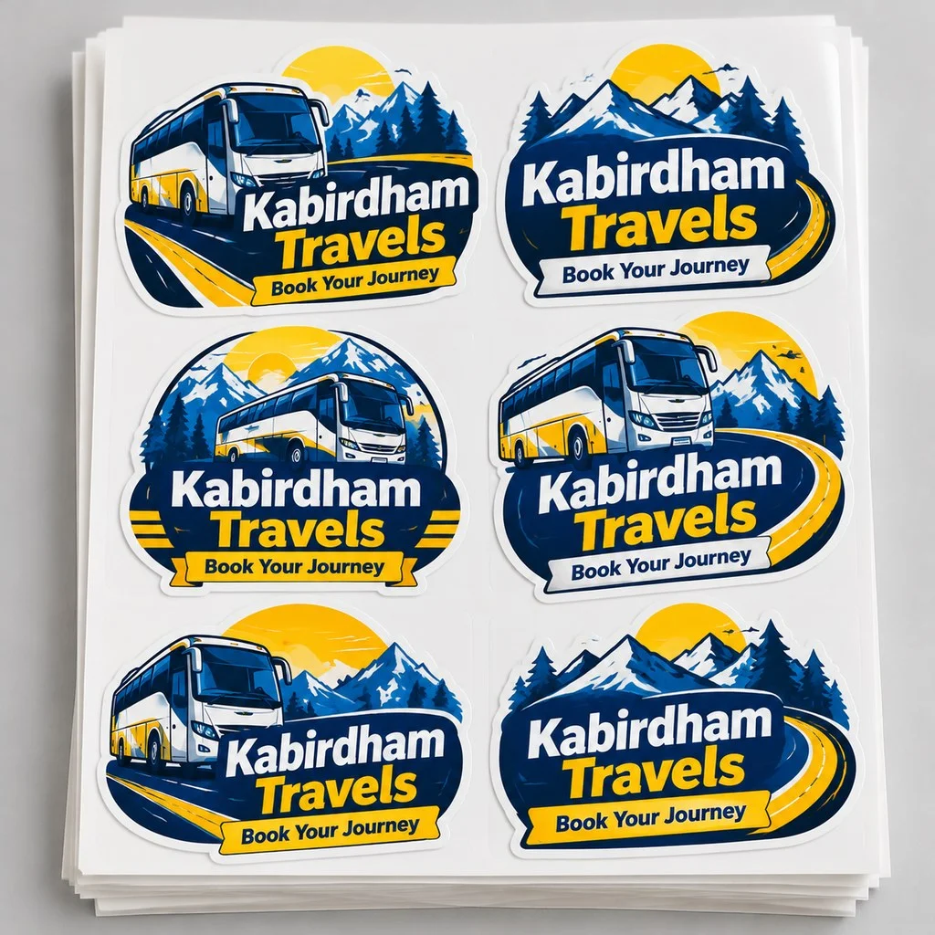 Hard Gumming Stickers - 14x19 inch without lamination - Qty 1000