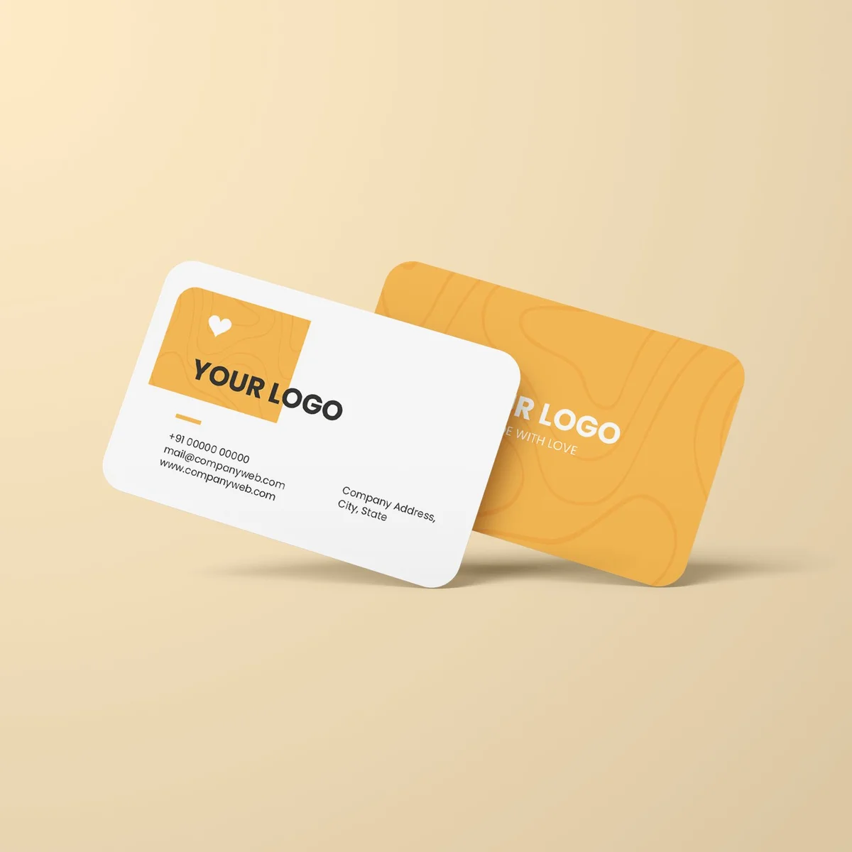 Gloss Coated Card + Die Cutting - One Side printing + Back side Black - Qty 1000