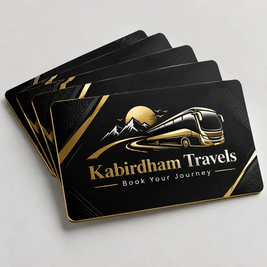 Matt + UV + Gold Foil (800 GSM) - Single Side UV + Single Side Foil - Qty 500