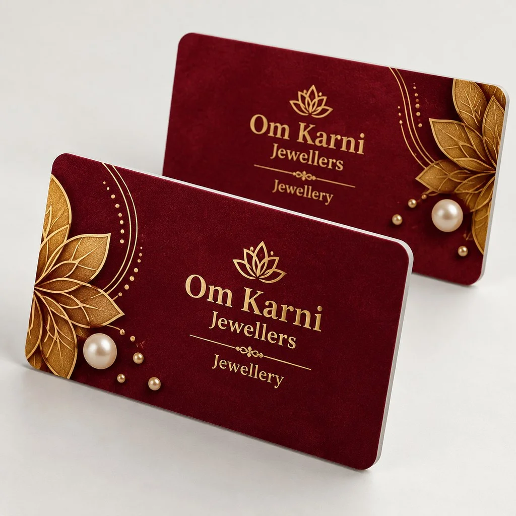 PVC Card Velvet Laminated 800 Mic - Both Side Printing - Qty 100