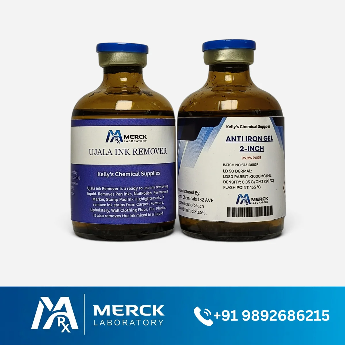 Anti iron gel 2inch and ujala set
