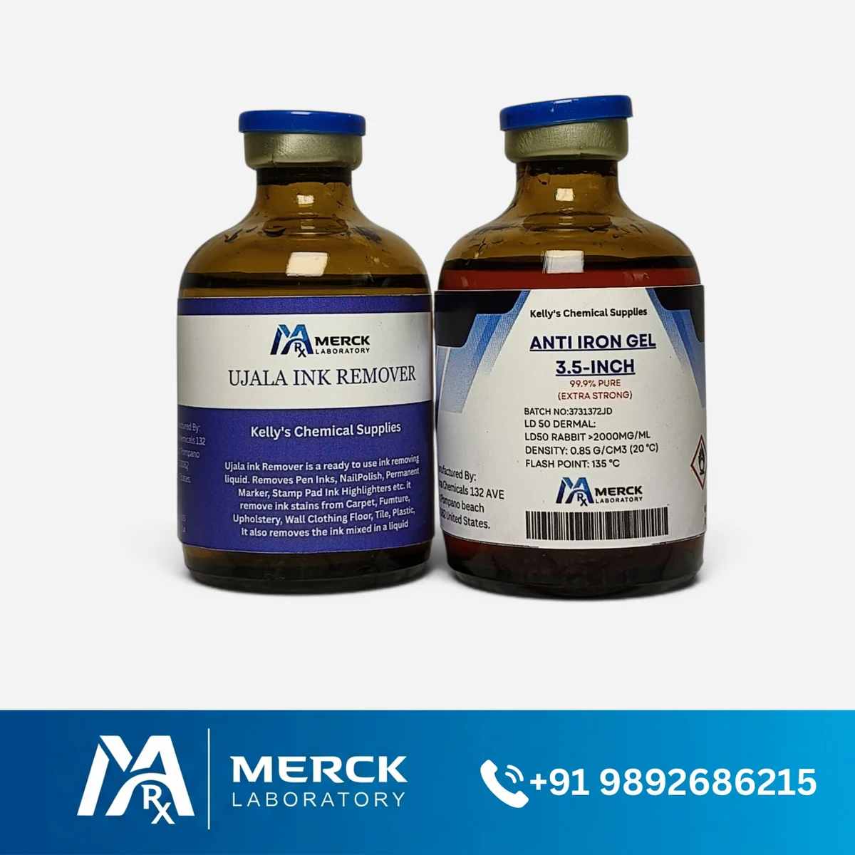 Ujala and anti iron gel 3.5inch set