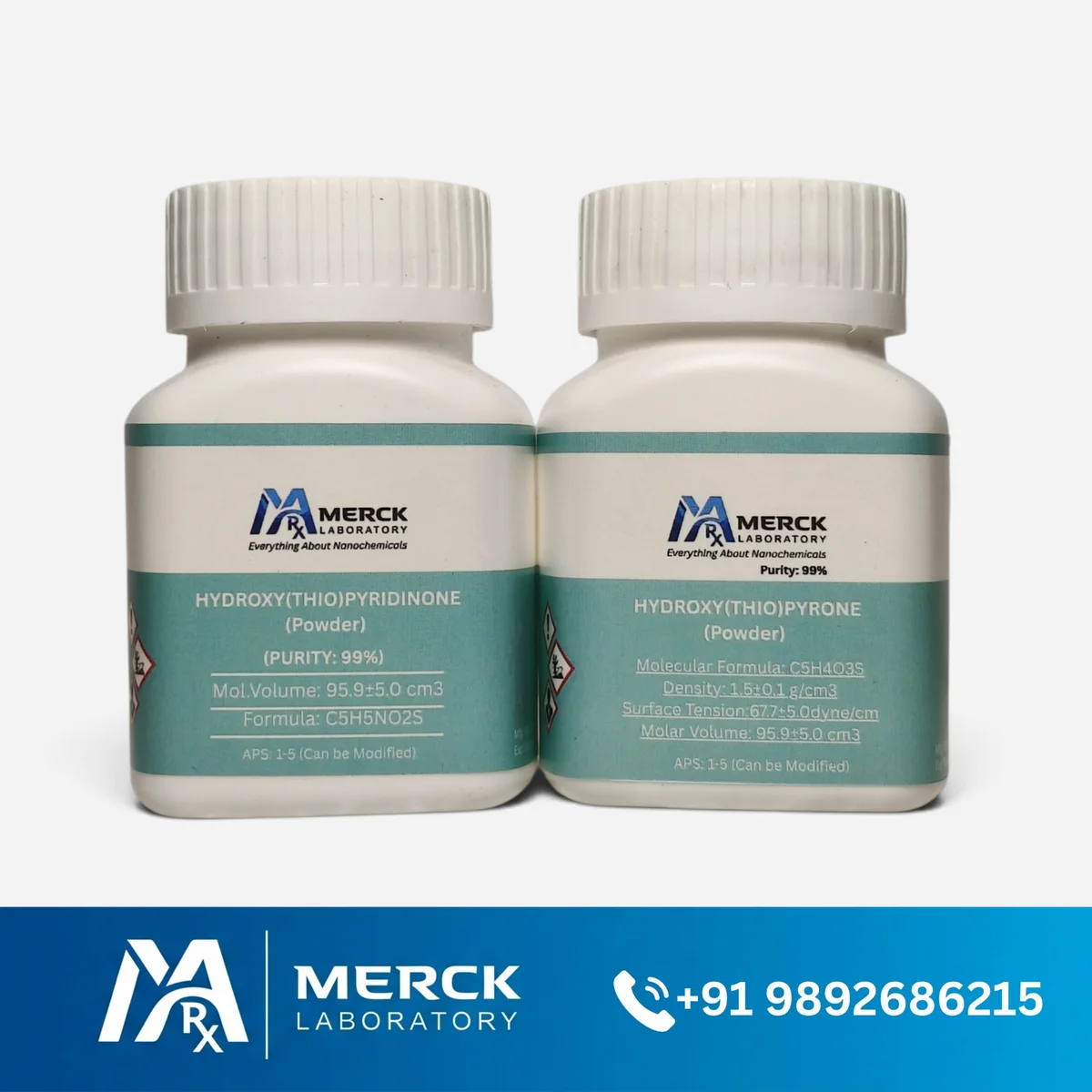 Set of Hydroxythiopyrone & Hydroxythiopyridinone Powder