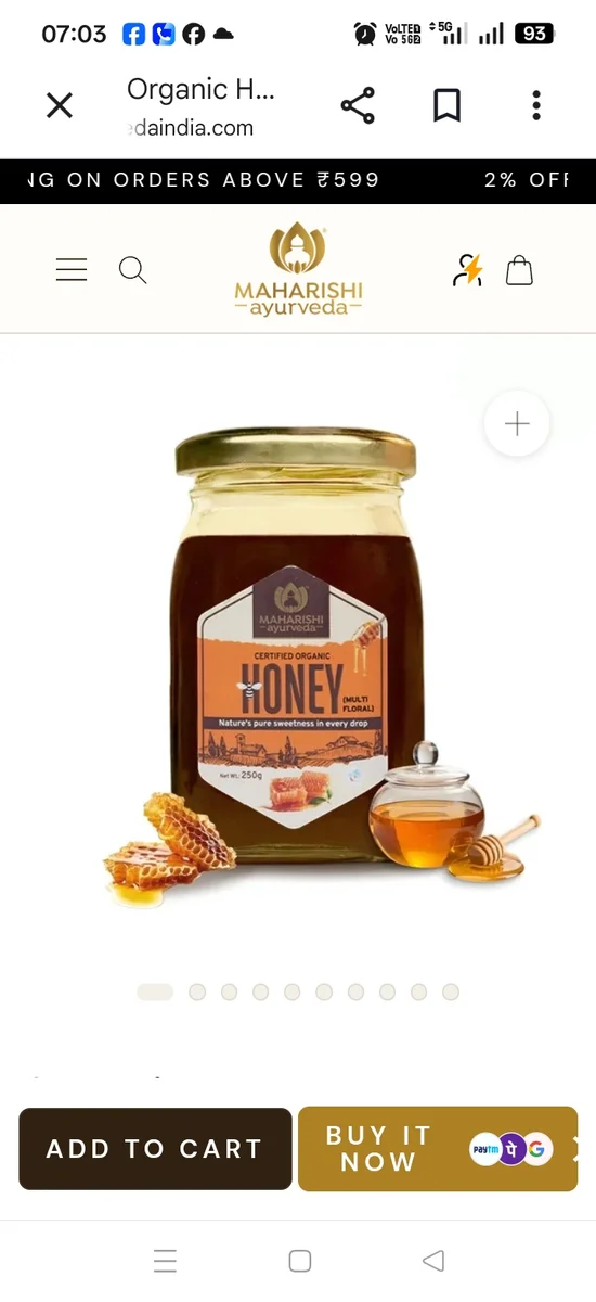 Delly pure honey 250 gram