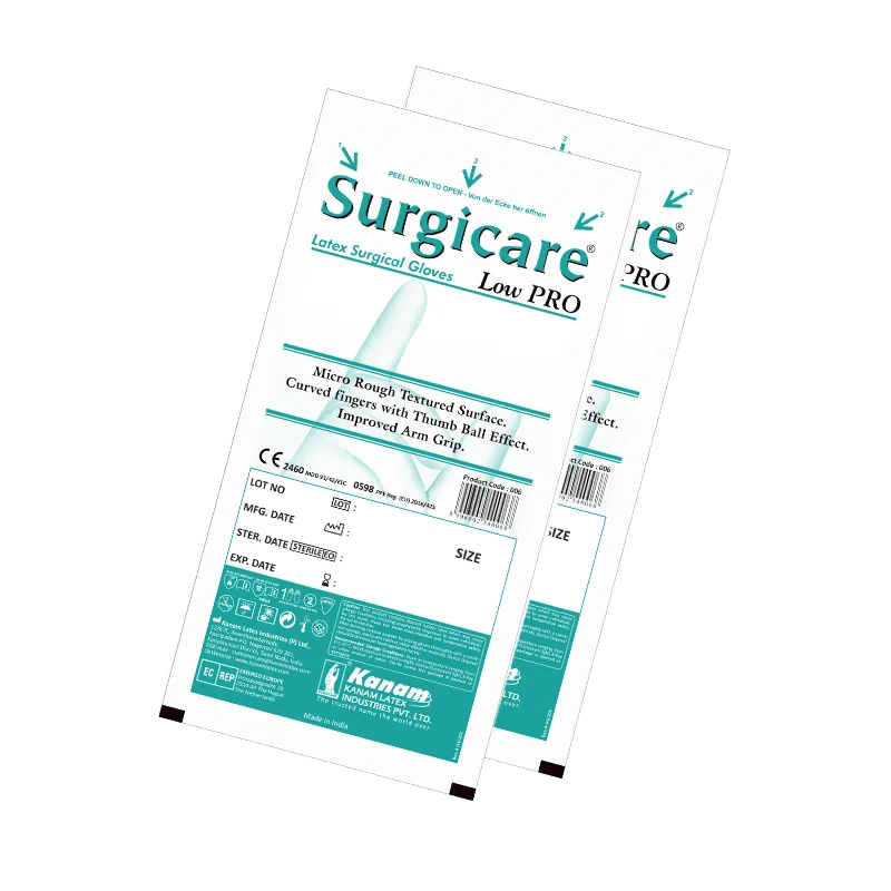 Surgicare Low Pro Sterile Powdered Latex Surgical Gloves-1