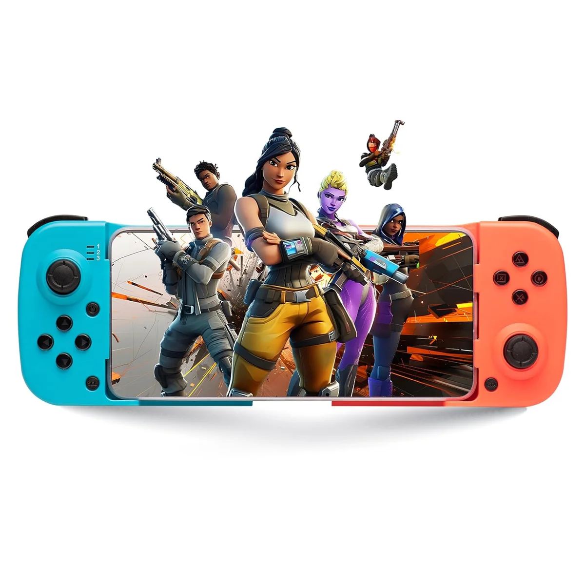 NITHO Wireless Mobile Gaming Controller for iOS & Android Phones, PC, Tablets, Switch | Full Size Adjustable, Customizable Back Buttons, Joystick for Cloud Gaming, PS Remote Play, Arcade MFI Games