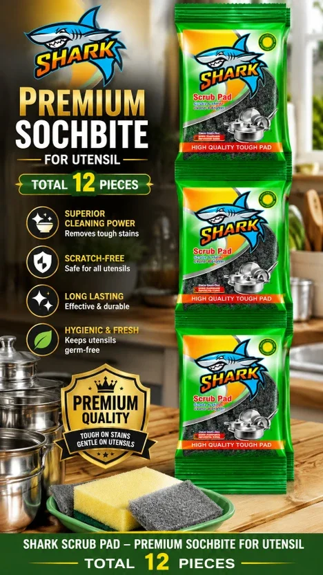 PAWANAPUTRA Quality Sochbite for Utensils | Durable Kitchen Scrubber for Easy Cleaning Scrub Sponge