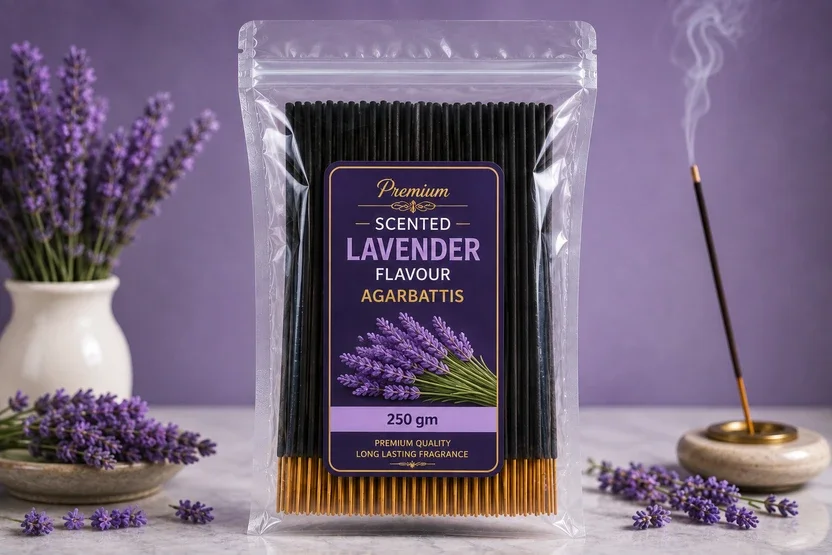 PAWANAPUTRA Premium Incense Sticks 250g | Scented Agarbatti for Home & Puja Lavender