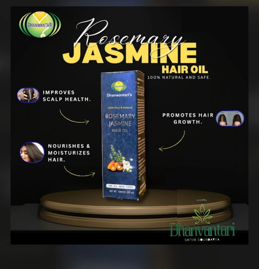 Rosemary Jasmine hair oil