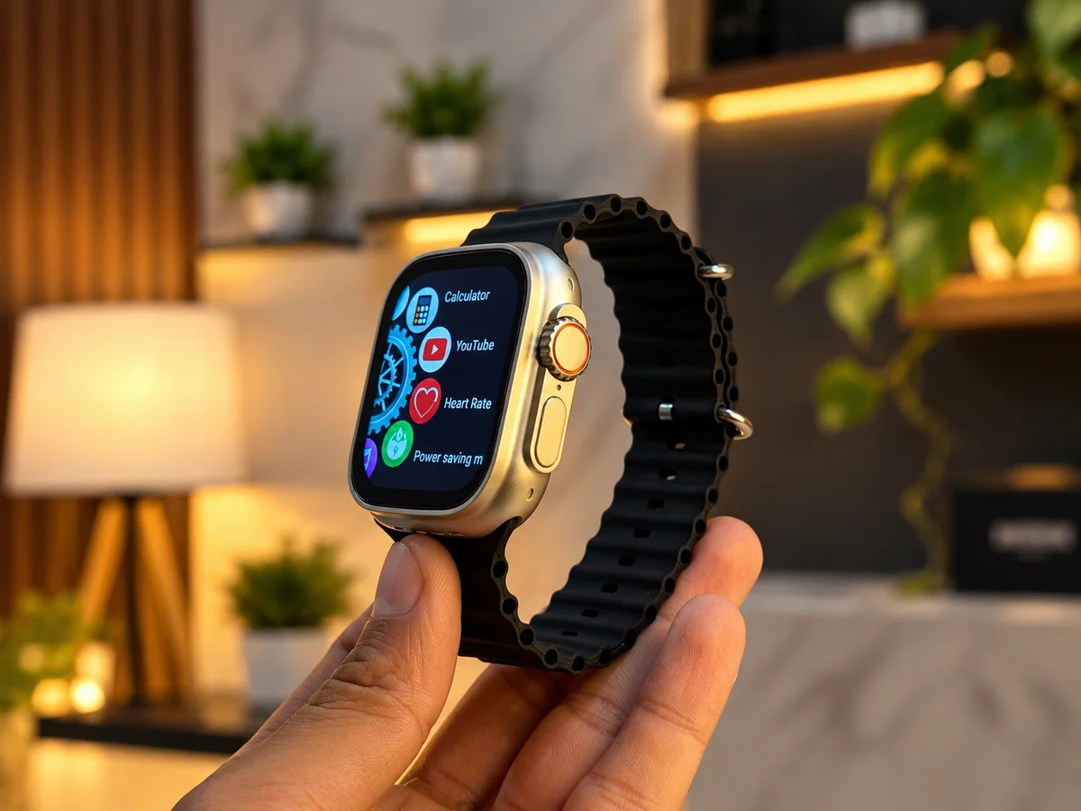 Ultra S9 Pro Max Smartwatch Real-Life Wrist Look and Design
