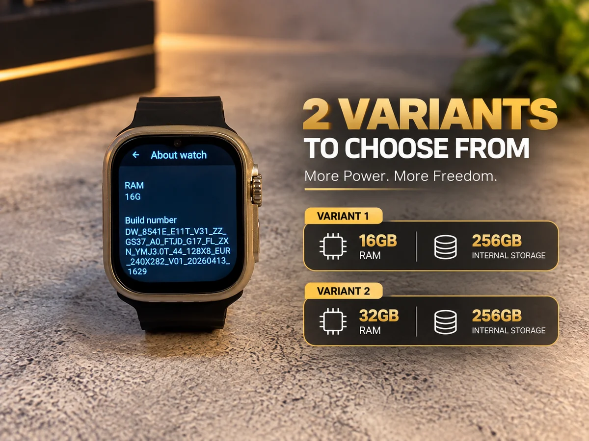 Ultra S9 Pro Max Smartwatch Available in Two Ram Variants