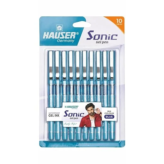 Hauser Sonic 0.55mm Gel Pen Blister