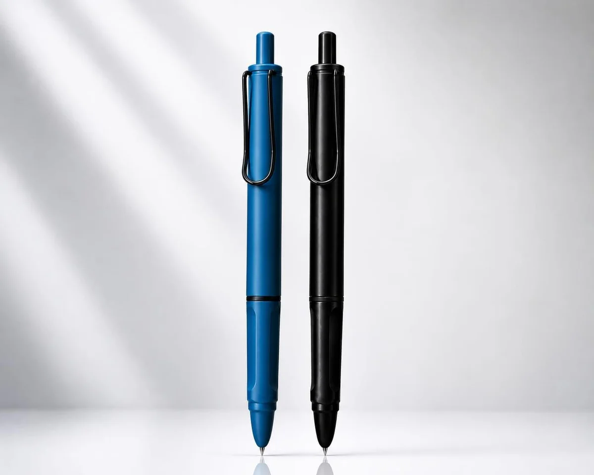 FLAIR Inky Retrax Retractable Fountain Pen - Blue Ink- Pack of 1