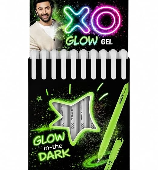 Hauser XO Glow in the Dark Gel Pens