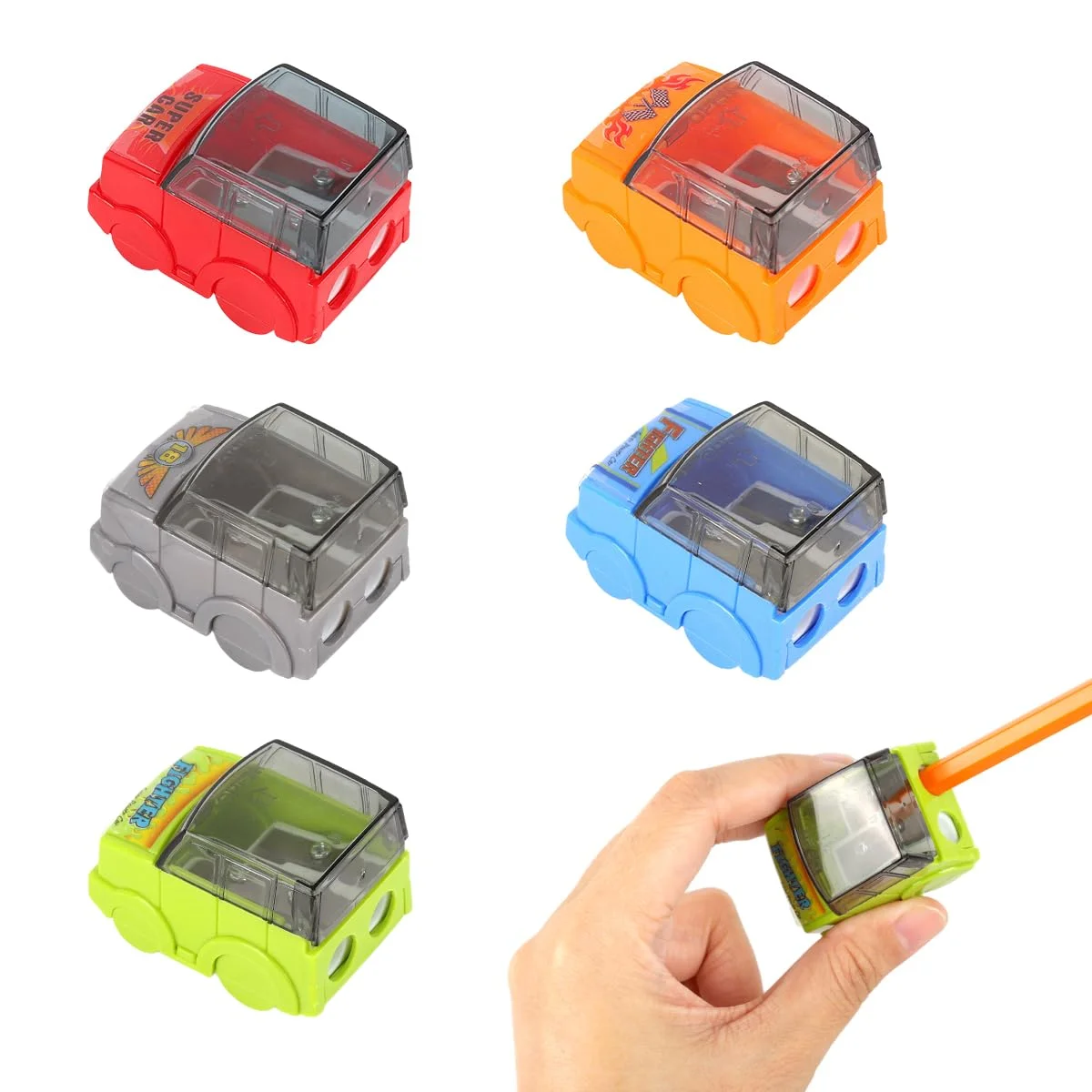 Climberty Car Pencil Sharpener for Kids,