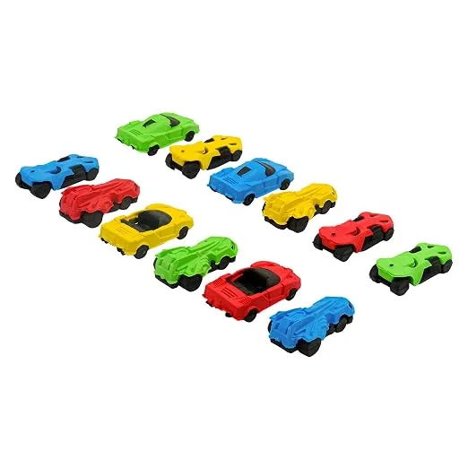 Doms Non-Toxic Sports Car Shaped Eraser