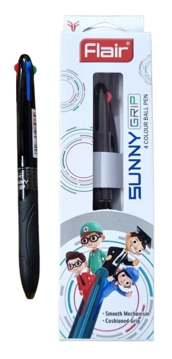 FLAIR Sunny Grip 4 in 1 Retractable Ballpen