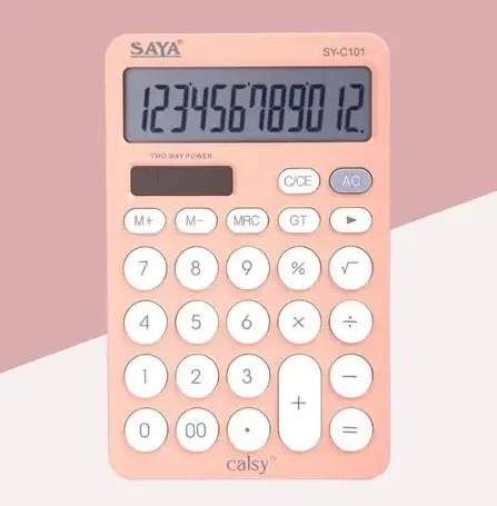 SAYA SY-C101 Ultra-Fast, Ultra-Light Desktop Calculator