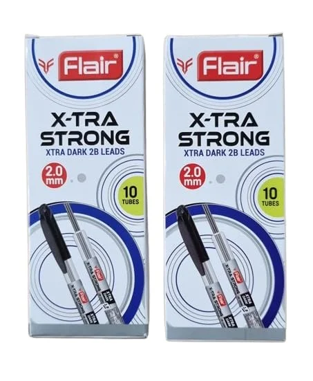 Flair 2.0 mm Extra Dark & Strong 2B Graphite Lead
