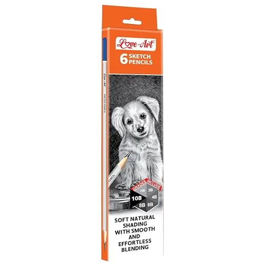 Artline Love Art Ultra Dark Sketch Pencil Set|