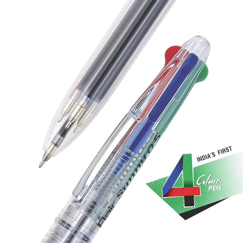 FLAIR Sunny Retractable 0.5mm Ball Pen Pouch Pack