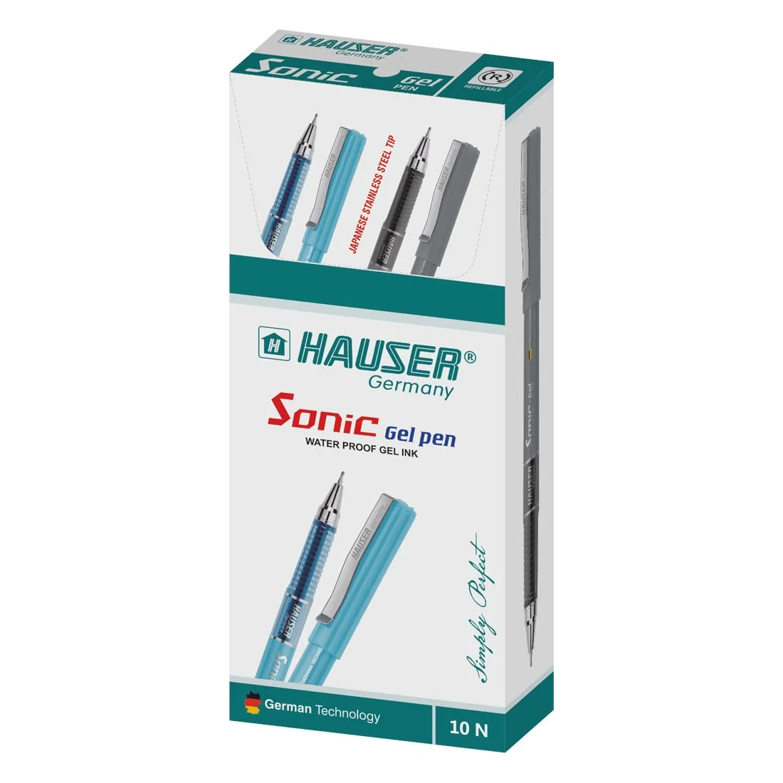 Hauser Sonic 0.55mm Gel Pen Box