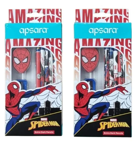 Apsara Spiderman Graphite Wooden Pencils