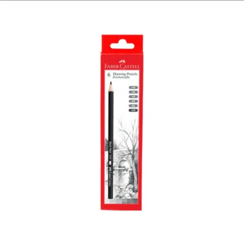Faber Castell Drawing Pencil Pack of 6