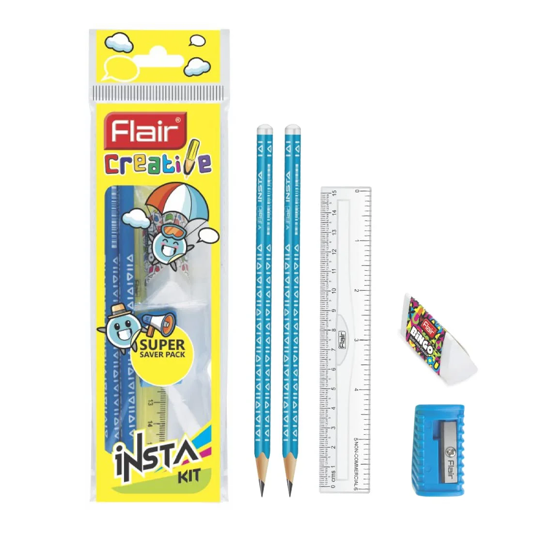 Flair Creative Series Insta Smart Kit | Combination Smart Kit for Your Creative Need | Attractive Stationery Kit | Stationery Kit Ideal for Gifting