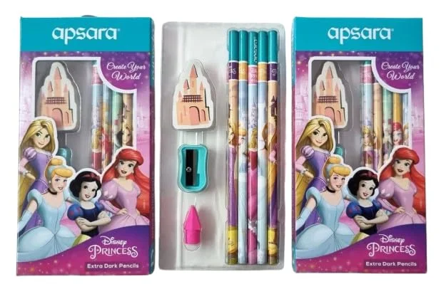 Apsara Extra Dark Disney Princess Pencils