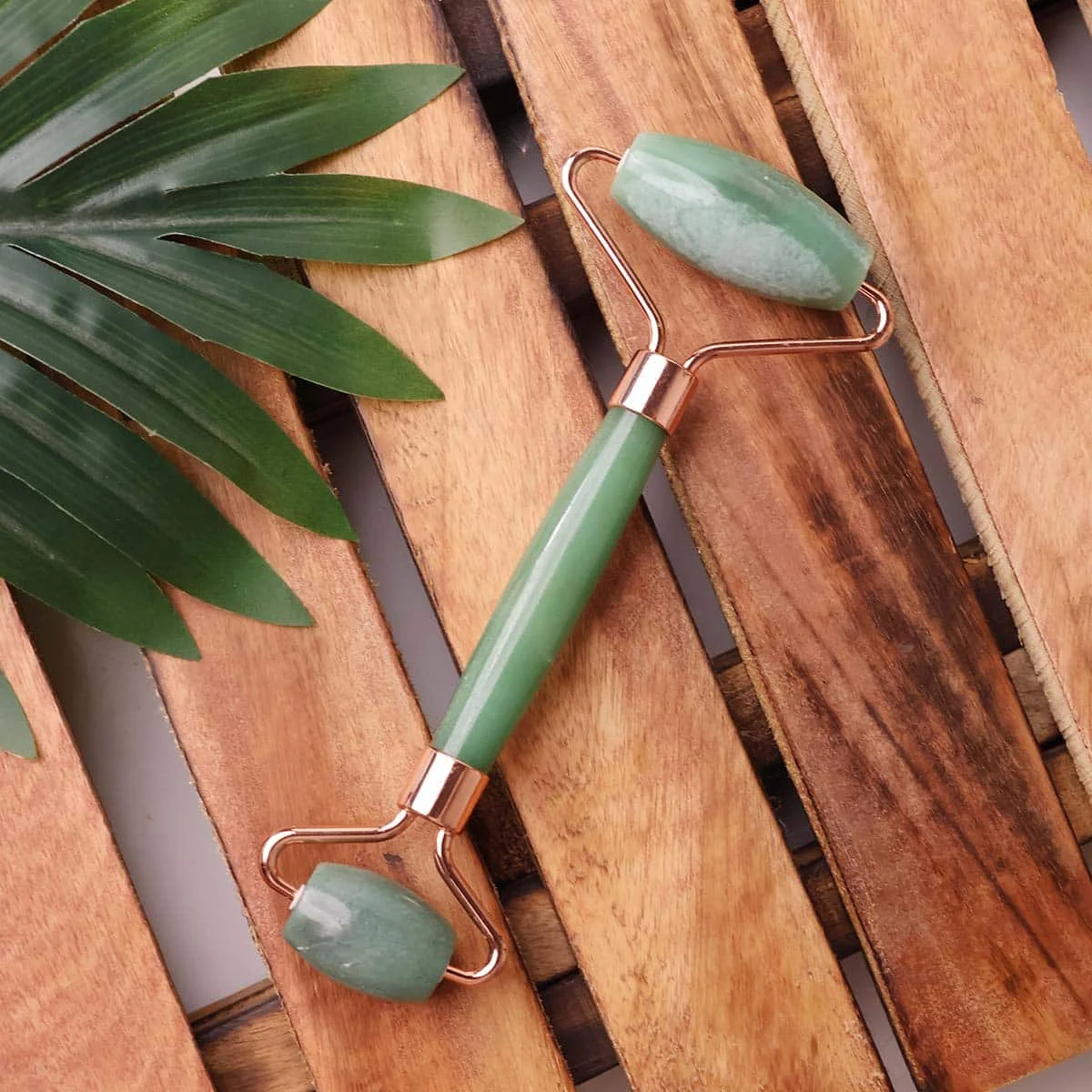 Green Aventurine Face Massage Roller