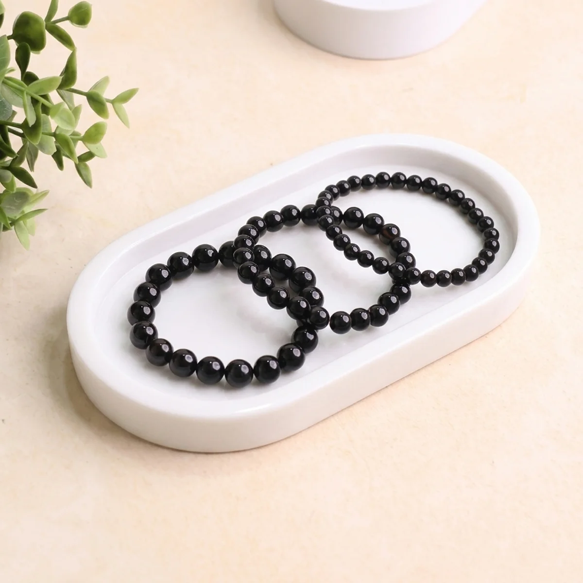 Lumina Natural Black Obsidian Bracelet (8mm Beads) | Volcanic Glass Shield of Truth, Shadow Work & Root Chakra Grounding for Men & Women
