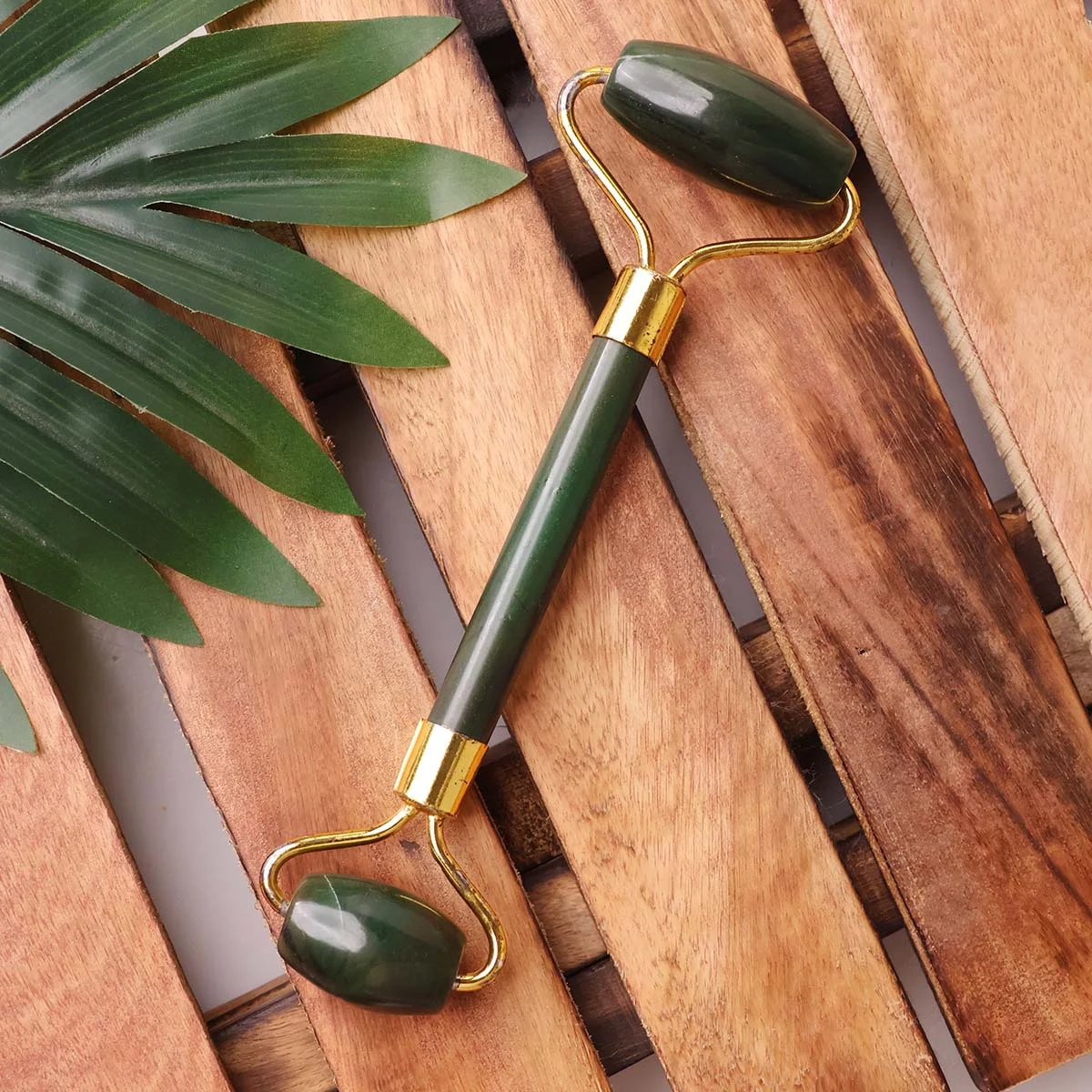 Green Jade Face Massage Roller