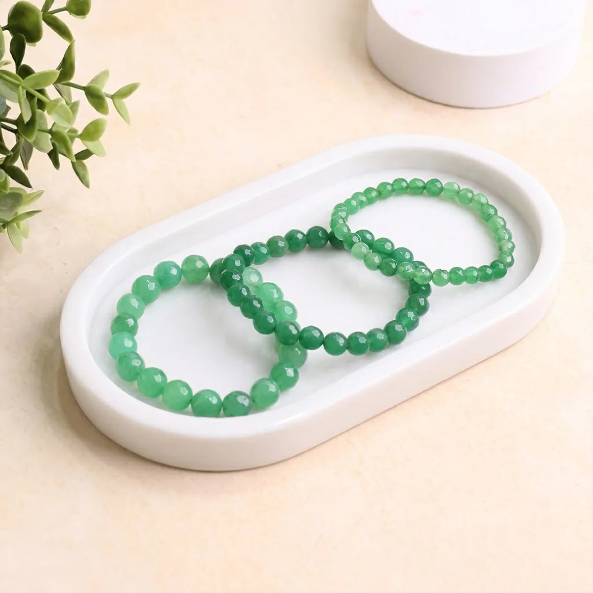 Lumina Natural Green Aventurine Bracelet (8mm Beads) | Stone of Opportunity, Good Luck & Heart Chakra Manifestation for Men & Women