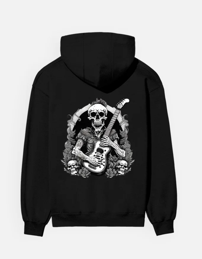 🖤 Skull Theme Graphic Hoodie