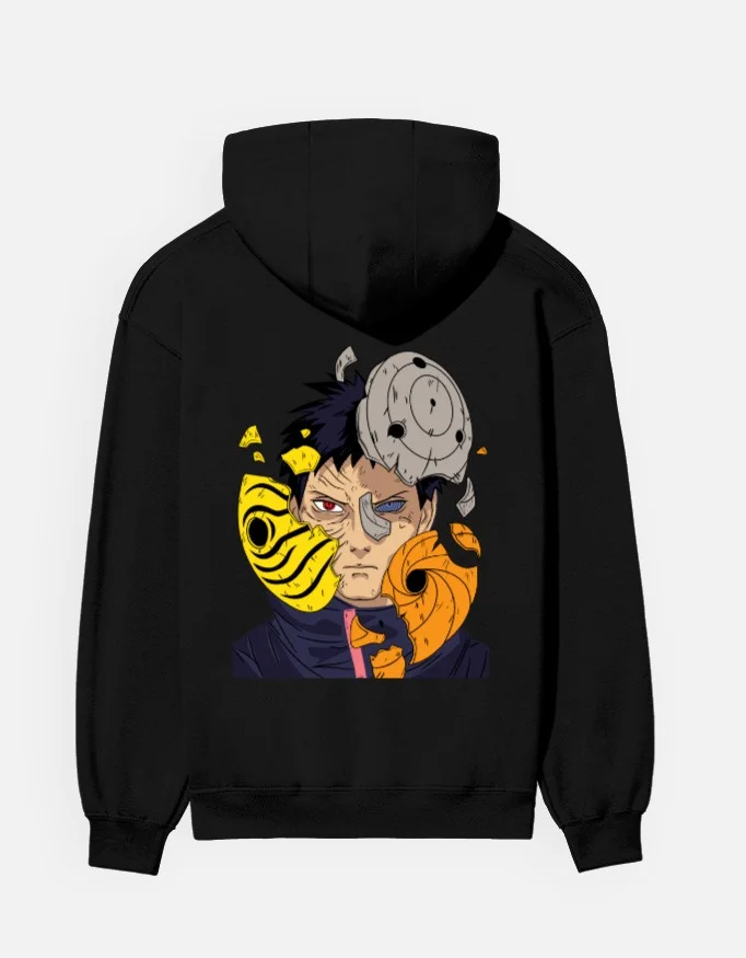 🖤 Obito Anime Graphic Hoodie