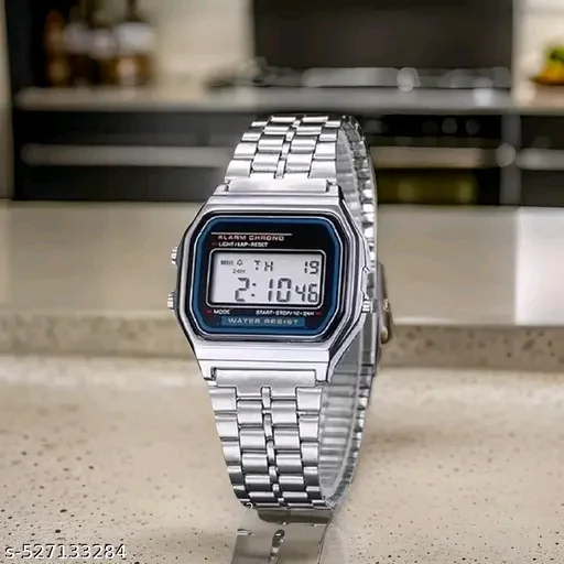 Wrist Watch for Boys DIGITAL Watch - For Men Digital Watch - For Boys & Girls Luxurious Silver & Silver Wrist Watch for DIGITAL Watch - For Men