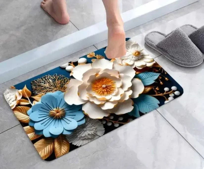 Silicon door mat printed (Assorted)