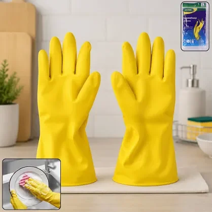 Silicon Hand gloves(set of 2) Assorted colours
