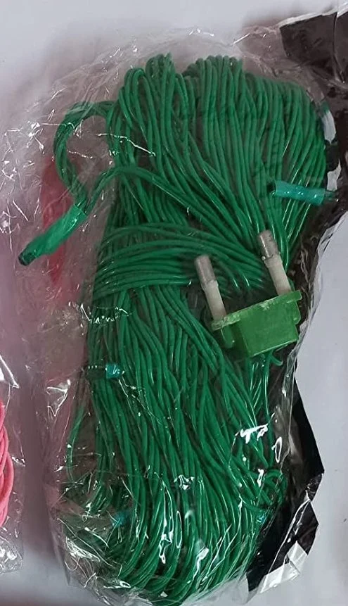 Rice Ladi for Festivals (Green) Set of 2
