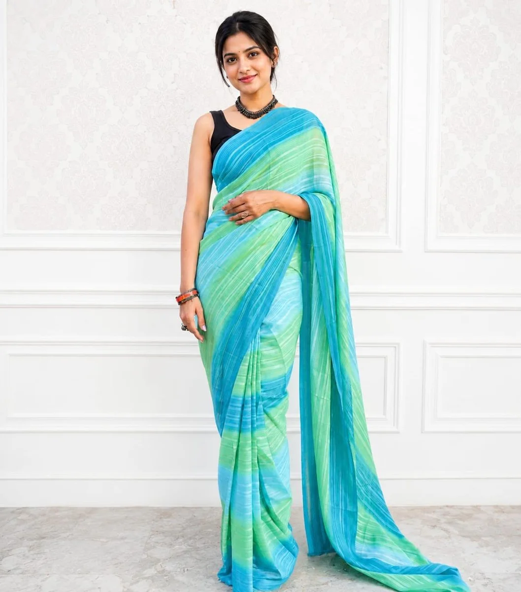 DNT- soft Georgette saree