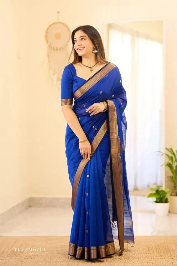 Maheshwari Silk Cotton Saree