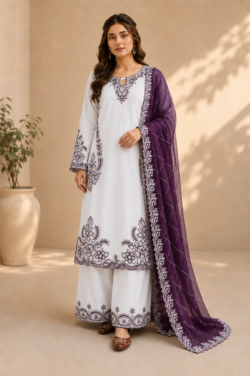 Mauve Royal Set
