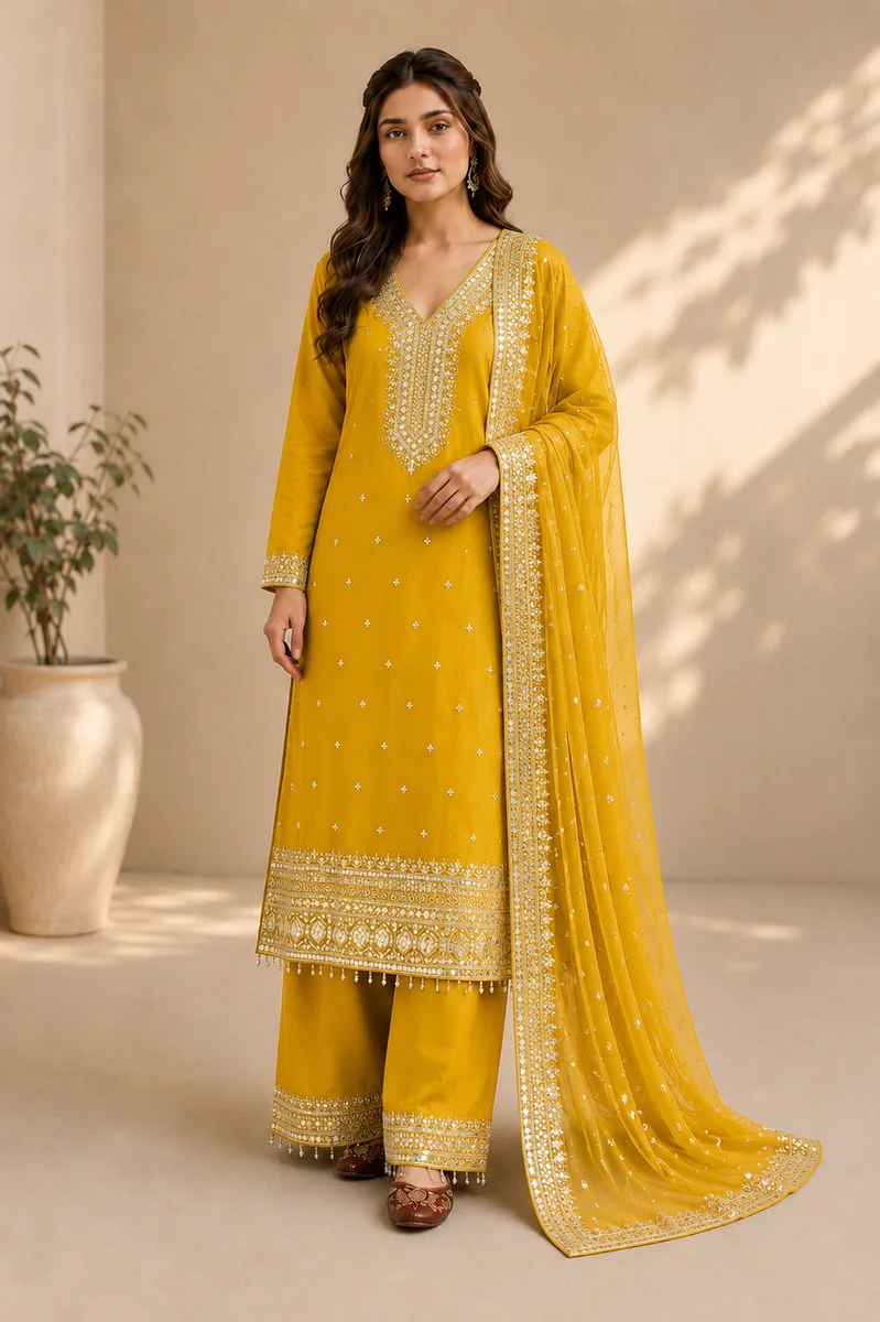 Noor Yellow Royal Set