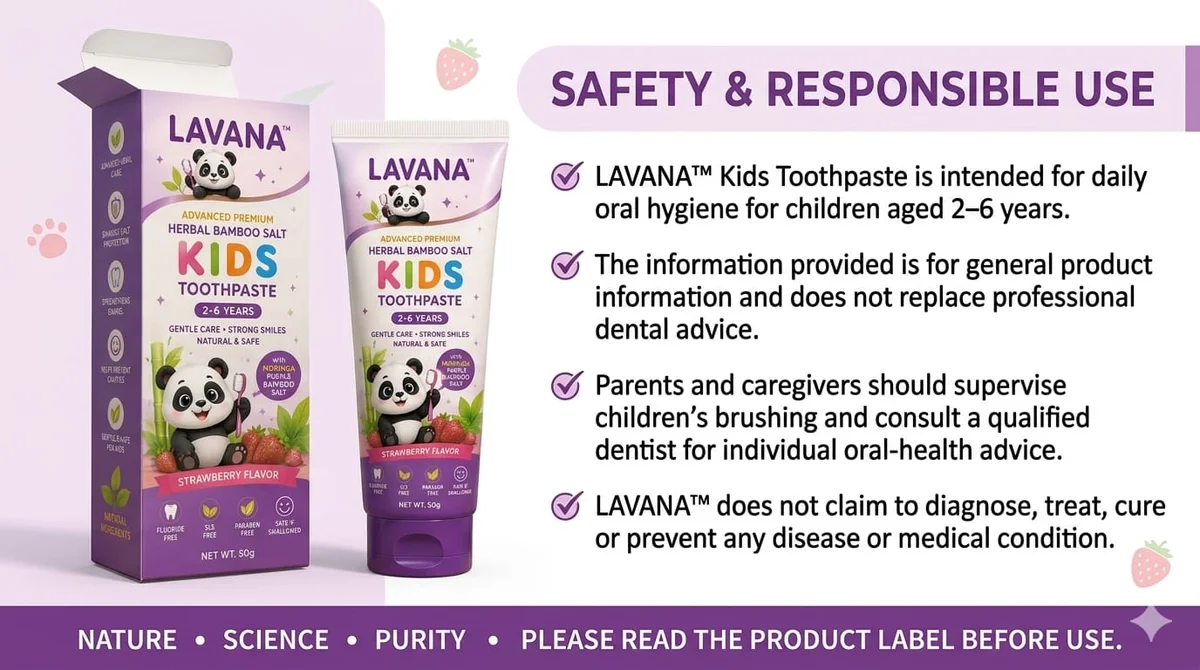 LAVANA™ Herbal Bamboo Salt Toothpaste