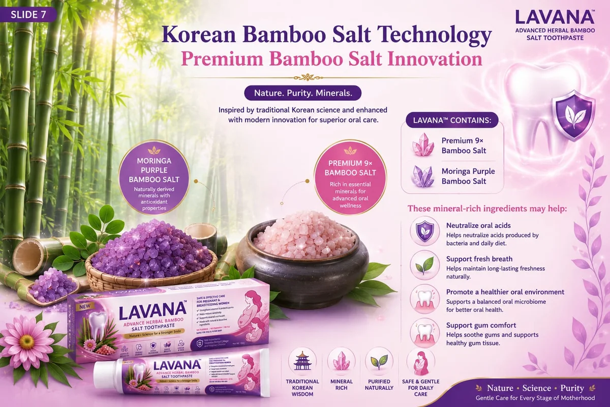 LAVANA™ Herbal Bamboo Salt Toothpaste