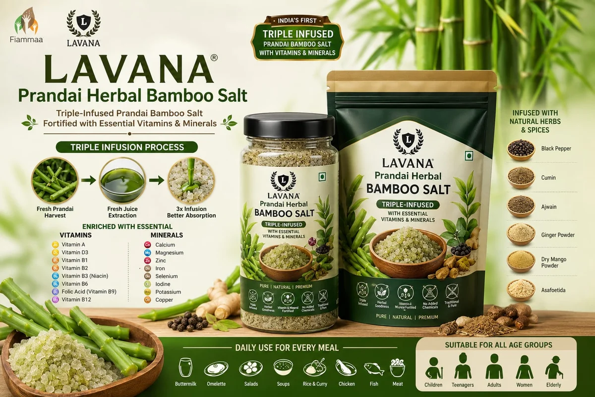Traditional Herbal Wisdom, Refined with Bamboo Salt.